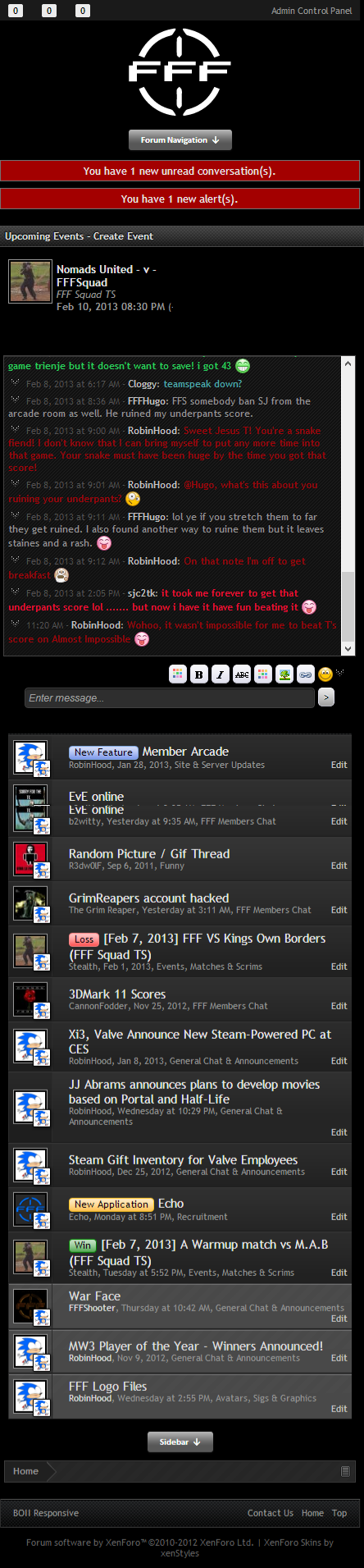 home page with alerts.png