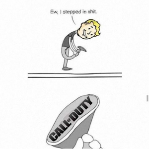 Stepped in shit