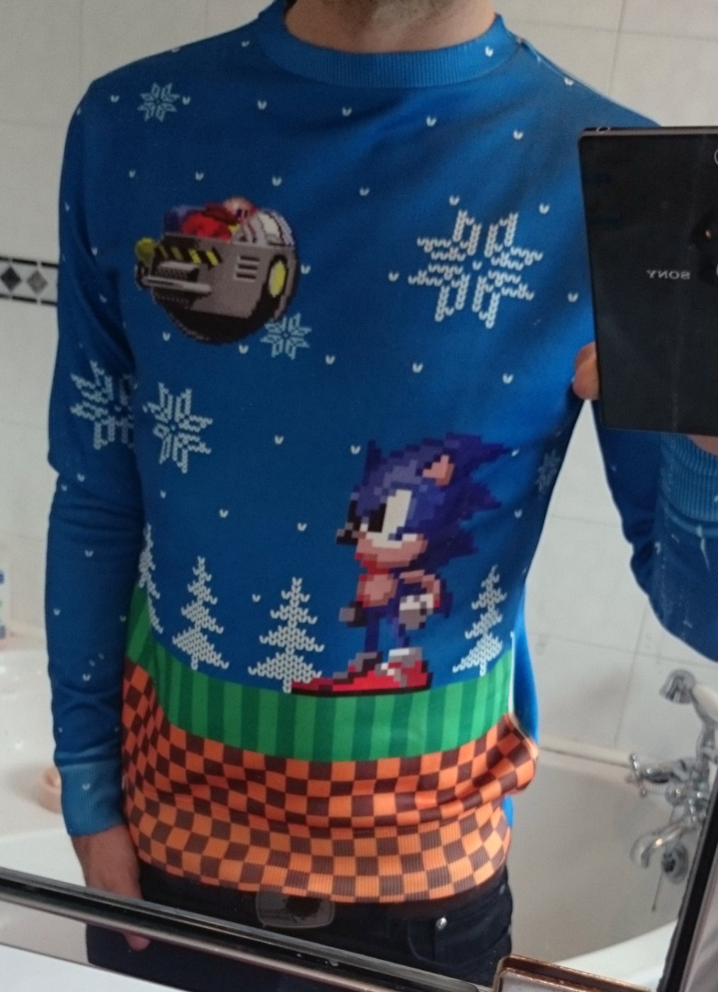 Sonic Christmas Jumper