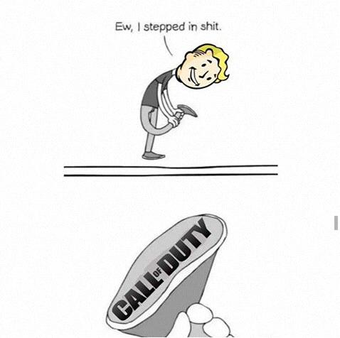 Stepped in shit